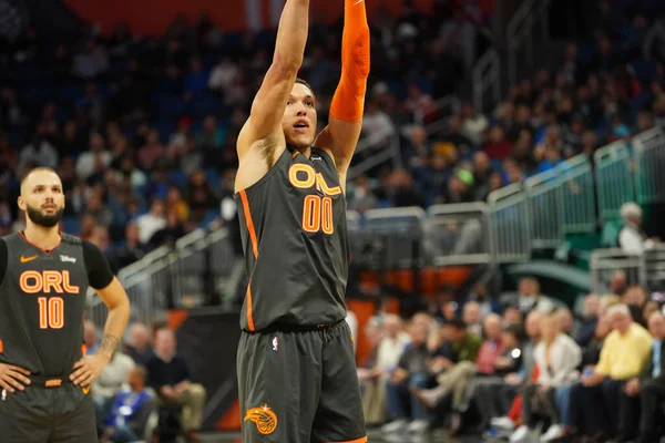 Orlando Magic Gastheer Oklahoma City Thunder Het Amway Center Orlando — Stockfoto