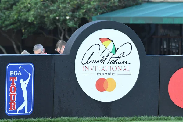 2020 Arnold Palmer Invitational First Groupings Bay Hill Club Lodge — Zdjęcie stockowe