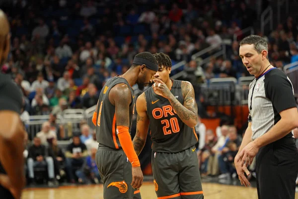 Orlando Magic Värd Oklahoma City Thunder Amway Center Orlando Florida — Stockfoto