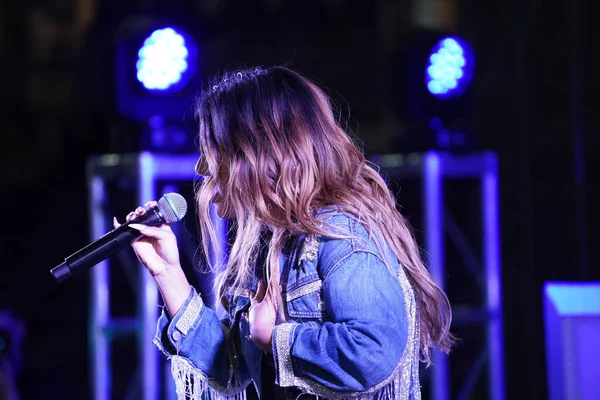 Singer Ally Brooke Post Match Concert Apresentado Pela Pepsi Estádio — Fotografia de Stock