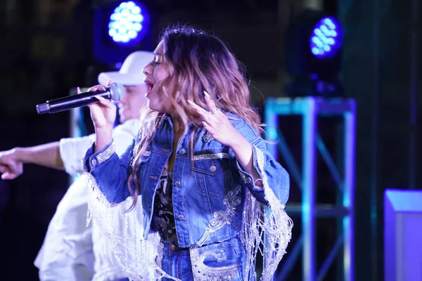 Singer Ally Brooke Post Match Concert Apresentado Pela Pepsi Estádio — Fotografia de Stock