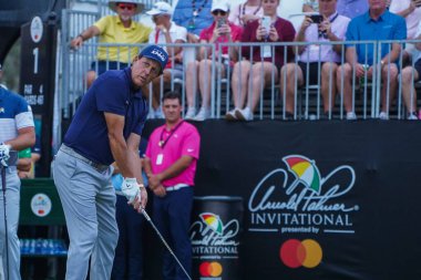 Phil Nickelson, 5 Mart 2020 'de Orlando Florida' daki Bay HIll Club Lodge 'da düzenlenen 2020 Arnold Palmer Birinci Tur Gruplaşmaları sırasında. Fotoğraf: Marty Jean-Louis