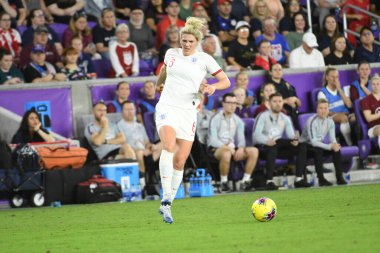 5 Mart 2020 'de Orlando Florida' daki Exploria Stadyumu 'nda düzenlenen 2020 SheBelieves Kupası' nda ABD ile İngiltere maçı. Fotoğraf: Marty Jean-Louis