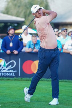 Brooks Koepka, Orlando Florida 'daki Bay HIll Club Lodge' da düzenlenen 2020 Arnold Palmer Birinci Tur Gruplaşması sırasında 5 Mart 2020 'de. Fotoğraf: Marty Jean-Louis