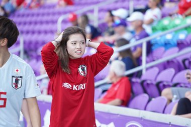 İspanya - Japonya maçı, 5 Mart 2020 tarihinde Orlando Florida 'daki Exploria Stadyumu' nda düzenlenen 2020 SheBelieves Kupası 'nda yapıldı. Fotoğraf: Marty Jean-Louis