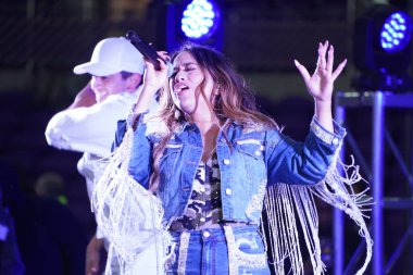 Şarkıcı Ally Brooke Maç Sonrası Konseri Pepsi tarafından 29 Şubat 2020 tarihinde Orlando Florida 'da Exploria Stadyumu' nda sunuldu. Fotoğraf: Marty Jean-Louis