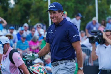 Phil Nickelson, 5 Mart 2020 'de Orlando Florida' daki Bay HIll Club Lodge 'da düzenlenen 2020 Arnold Palmer Birinci Tur Gruplaşmaları sırasında. Fotoğraf: Marty Jean-Louis