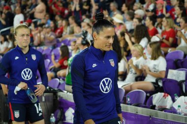 5 Mart 2020 'de Orlando Florida' daki Exploria Stadyumu 'nda düzenlenen 2020 SheBelieves Kupası' nda ABD ile İngiltere maçı. Fotoğraf: Marty Jean-Louis