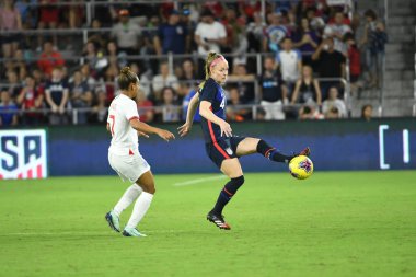 5 Mart 2020 'de Orlando Florida' daki Exploria Stadyumu 'nda düzenlenen 2020 SheBelieves Kupası' nda ABD ile İngiltere maçı. Fotoğraf: Marty Jean-Louis