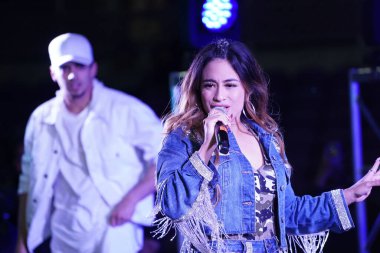 Şarkıcı Ally Brooke Maç Sonrası Konseri Pepsi tarafından 29 Şubat 2020 tarihinde Orlando Florida 'da Exploria Stadyumu' nda sunuldu. Fotoğraf: Marty Jean-Louis