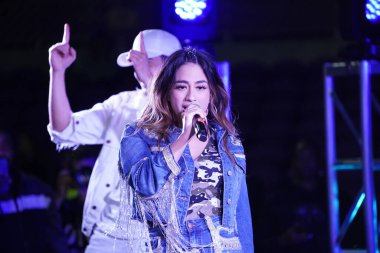 Şarkıcı Ally Brooke Maç Sonrası Konseri Pepsi tarafından 29 Şubat 2020 tarihinde Orlando Florida 'da Exploria Stadyumu' nda sunuldu. Fotoğraf: Marty Jean-Louis