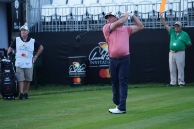 Orlando Florida 'daki Bay HIll Club Lodge' da 5 Mart 2020 'de düzenlenen 2020 Arnold Palmer Invitational First Round Groupings sırasında. Fotoğraf: Marty Jean-Louis