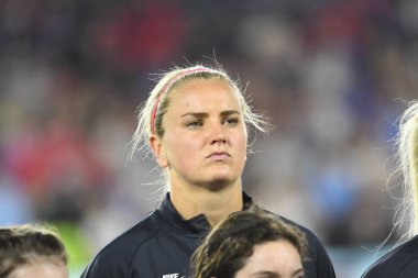 5 Mart 2020 'de Orlando Florida' daki Exploria Stadyumu 'nda düzenlenen 2020 SheBelieves Kupası' nda ABD ile İngiltere maçı. Fotoğraf: Marty Jean-Louis