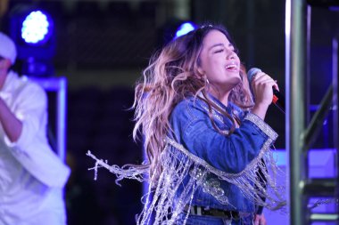 Şarkıcı Ally Brooke Maç Sonrası Konseri Pepsi tarafından 29 Şubat 2020 tarihinde Orlando Florida 'da Exploria Stadyumu' nda sunuldu. Fotoğraf: Marty Jean-Louis