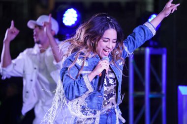 Şarkıcı Ally Brooke Maç Sonrası Konseri Pepsi tarafından 29 Şubat 2020 tarihinde Orlando Florida 'da Exploria Stadyumu' nda sunuldu. Fotoğraf: Marty Jean-Louis