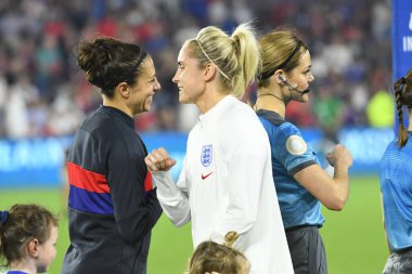5 Mart 2020 'de Orlando Florida' daki Exploria Stadyumu 'nda düzenlenen 2020 SheBelieves Kupası' nda ABD ile İngiltere maçı. Fotoğraf: Marty Jean-Louis