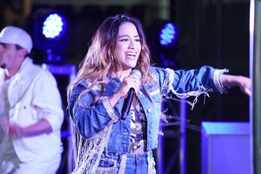 Şarkıcı Ally Brooke Maç Sonrası Konseri Pepsi tarafından 29 Şubat 2020 tarihinde Orlando Florida 'da Exploria Stadyumu' nda sunuldu. Fotoğraf: Marty Jean-Louis