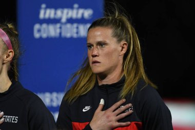 5 Mart 2020 'de Orlando Florida' daki Exploria Stadyumu 'nda düzenlenen 2020 SheBelieves Kupası' nda ABD ile İngiltere maçı. Fotoğraf: Marty Jean-Louis