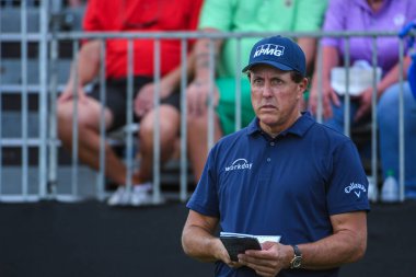 Phil Nickelson, 5 Mart 2020 'de Orlando Florida' daki Bay HIll Club Lodge 'da düzenlenen 2020 Arnold Palmer Birinci Tur Gruplaşmaları sırasında. Fotoğraf: Marty Jean-Louis
