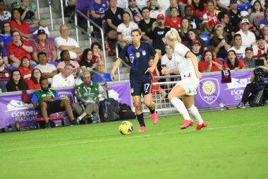 5 Mart 2020 'de Orlando Florida' daki Exploria Stadyumu 'nda düzenlenen 2020 SheBelieves Kupası' nda ABD ile İngiltere maçı. Fotoğraf: Marty Jean-Louis