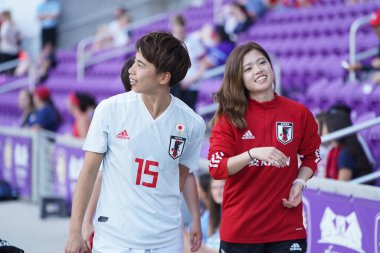 İspanya - Japonya maçı, 5 Mart 2020 tarihinde Orlando Florida 'daki Exploria Stadyumu' nda düzenlenen 2020 SheBelieves Kupası 'nda yapıldı. Fotoğraf: Marty Jean-Louis