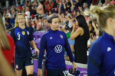 5 Mart 2020 'de Orlando Florida' daki Exploria Stadyumu 'nda düzenlenen 2020 SheBelieves Kupası' nda ABD ile İngiltere maçı. Fotoğraf: Marty Jean-Louis