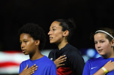 5 Mart 2020 'de Orlando Florida' daki Exploria Stadyumu 'nda düzenlenen 2020 SheBelieves Kupası' nda ABD ile İngiltere maçı. Fotoğraf: Marty Jean-Louis