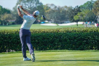 Rory McIlroy, 5 Mart 2020 'de Orlando Florida' daki Bay HIll Club Lodge 'da Arnold Palmer' ın 2020 'deki ilk tur daveti sırasında. Fotoğraf: Marty Jean-Louis