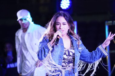 Şarkıcı Ally Brooke Maç Sonrası Konseri Pepsi tarafından 29 Şubat 2020 tarihinde Orlando Florida 'da Exploria Stadyumu' nda sunuldu. Fotoğraf: Marty Jean-Louis