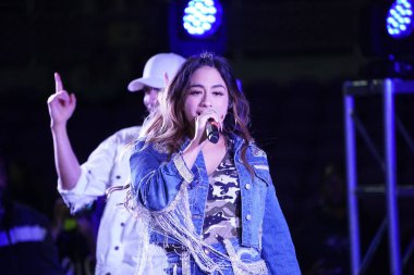 Şarkıcı Ally Brooke Maç Sonrası Konseri Pepsi tarafından 29 Şubat 2020 tarihinde Orlando Florida 'da Exploria Stadyumu' nda sunuldu. Fotoğraf: Marty Jean-Louis
