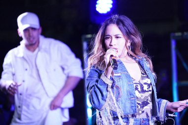 Şarkıcı Ally Brooke Maç Sonrası Konseri Pepsi tarafından 29 Şubat 2020 tarihinde Orlando Florida 'da Exploria Stadyumu' nda sunuldu. Fotoğraf: Marty Jean-Louis