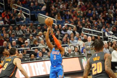 Orlando Magic 22 Ocak 2020 'de Orlando Florida' daki Amway Center 'da Oklahoma Thunder' a ev sahipliği yaptı. Fotoğraf: Marty Jean-Louis