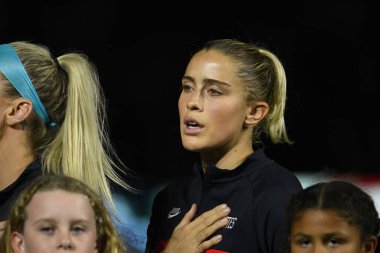 5 Mart 2020 'de Orlando Florida' daki Exploria Stadyumu 'nda düzenlenen 2020 SheBelieves Kupası' nda ABD ile İngiltere maçı. Fotoğraf: Marty Jean-Louis