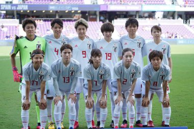 İspanya - Japonya maçı, 5 Mart 2020 tarihinde Orlando Florida 'daki Exploria Stadyumu' nda düzenlenen 2020 SheBelieves Kupası 'nda yapıldı. Fotoğraf: Marty Jean-Louis