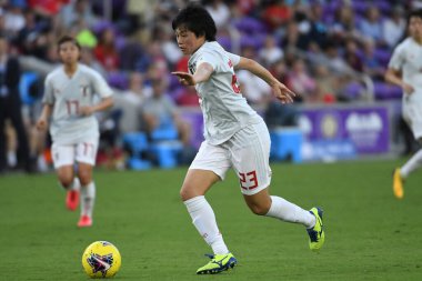 İspanya - Japonya maçı, 5 Mart 2020 tarihinde Orlando Florida 'daki Exploria Stadyumu' nda düzenlenen 2020 SheBelieves Kupası 'nda yapıldı. Fotoğraf: Marty Jean-Louis