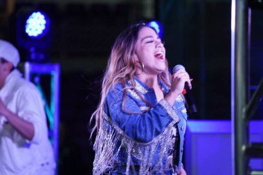 Şarkıcı Ally Brooke Maç Sonrası Konseri Pepsi tarafından 29 Şubat 2020 tarihinde Orlando Florida 'da Exploria Stadyumu' nda sunuldu. Fotoğraf: Marty Jean-Louis