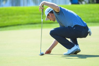 Orlando Florida 'daki Bay HIll Club Lodge' da 5 Mart 2020 'de düzenlenen 2020 Arnold Palmer Birinci Tur Gruplaşması sırasında Justin Rose. Fotoğraf: Marty Jean-Louis