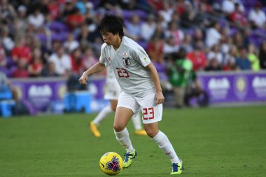 İspanya - Japonya maçı, 5 Mart 2020 tarihinde Orlando Florida 'daki Exploria Stadyumu' nda düzenlenen 2020 SheBelieves Kupası 'nda yapıldı. Fotoğraf: Marty Jean-Louis