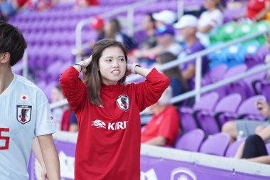 İspanya - Japonya maçı, 5 Mart 2020 tarihinde Orlando Florida 'daki Exploria Stadyumu' nda düzenlenen 2020 SheBelieves Kupası 'nda yapıldı. Fotoğraf: Marty Jean-Louis