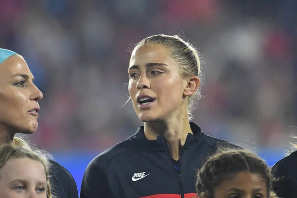 Eua Inglaterra Match Durante Copa Shebelieves 2020 Estádio Exploria Orlando — Fotografia de Stock