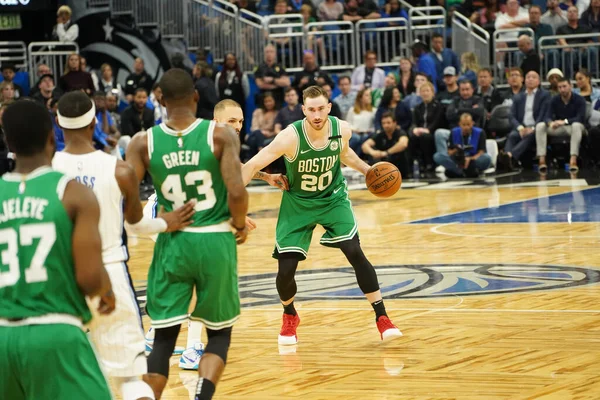 Orlando Magic Φιλοξενεί Τους Boston Celtics Στο Amway Center Την — Φωτογραφία Αρχείου