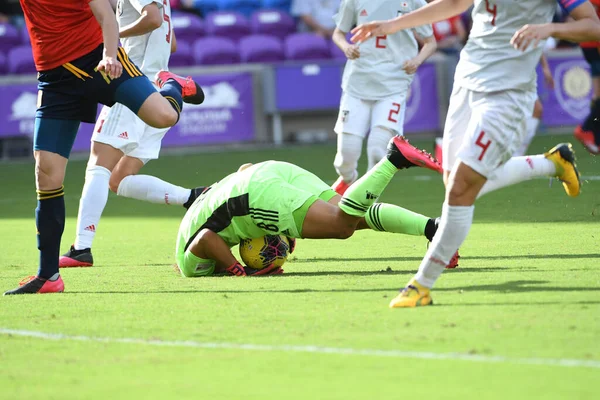 Spanien Gegen Japan Spiel Während Des Shebelieves Cup 2020 Exploria — Stockfoto