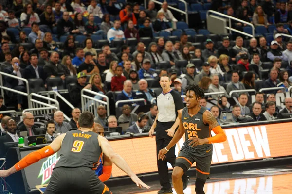 Orlando Magic Menjadi Tuan Rumah Bagi Oklahoma Thunder Amway Center — Stok Foto