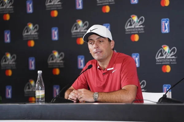 stock image Press conference with the Arnold Palmer 2019 winner Francesco Molinari at Bay Hill in Orlando, Florida on Tuesday March 3, 2020.  Photo Credit:  Marty Jean-Louis