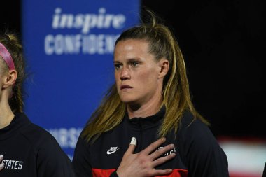 5 Mart 2020 'de Orlando Florida' daki Exploria Stadyumu 'nda düzenlenen 2020 SheBelieves Kupası' nda ABD ile İngiltere maçı. Fotoğraf: Marty Jean-Louis