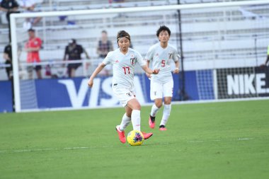 İspanya - Japonya maçı, 5 Mart 2020 tarihinde Orlando Florida 'daki Exploria Stadyumu' nda düzenlenen 2020 SheBelieves Kupası 'nda yapıldı. Fotoğraf: Marty Jean-Louis