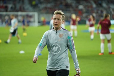 5 Mart 2020 'de Orlando Florida' daki Exploria Stadyumu 'nda düzenlenen 2020 SheBelieves Kupası' nda ABD ile İngiltere maçı. Fotoğraf: Marty Jean-Louis