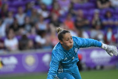 İspanya - Japonya maçı, 5 Mart 2020 tarihinde Orlando Florida 'daki Exploria Stadyumu' nda düzenlenen 2020 SheBelieves Kupası 'nda yapıldı. Fotoğraf: Marty Jean-Louis