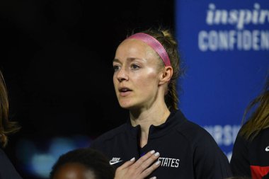 5 Mart 2020 'de Orlando Florida' daki Exploria Stadyumu 'nda düzenlenen 2020 SheBelieves Kupası' nda ABD ile İngiltere maçı. Fotoğraf: Marty Jean-Louis