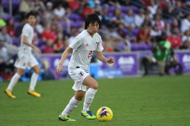 İspanya - Japonya maçı, 5 Mart 2020 tarihinde Orlando Florida 'daki Exploria Stadyumu' nda düzenlenen 2020 SheBelieves Kupası 'nda yapıldı. Fotoğraf: Marty Jean-Louis